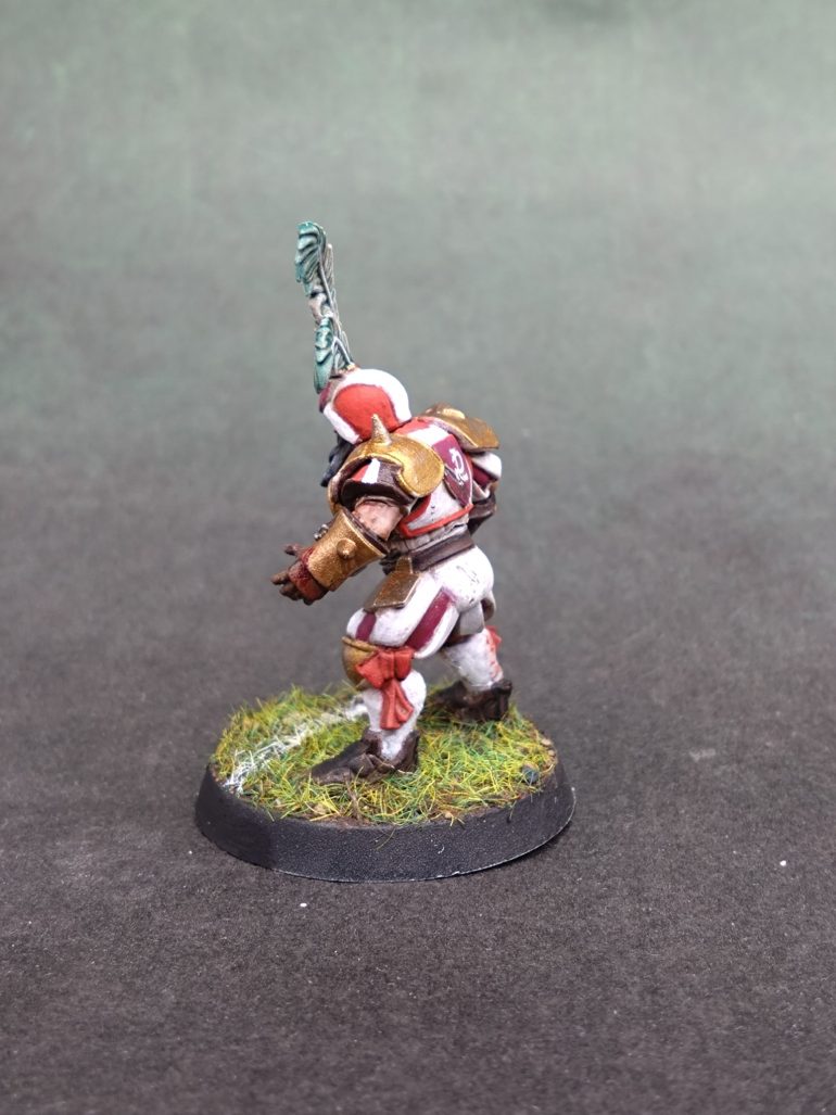 I will make the Linemen have this green feather and other classes will have blue or some other signifier. I will alternate the pink purple being the clothing slash colour and the main garment colour.