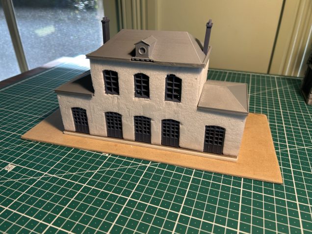 Roof started