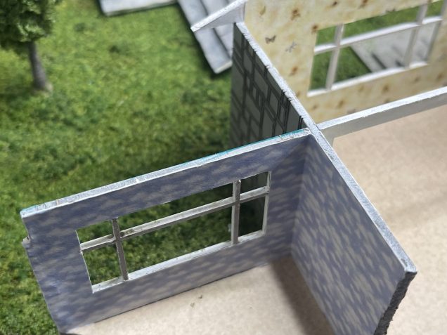 look how messy it all it on the tops and sides of the walls