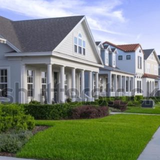 Painting the roof tiles