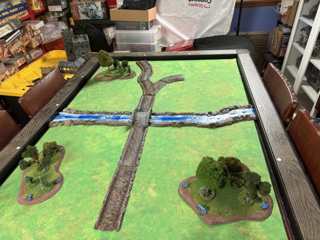 From the brown mud road...