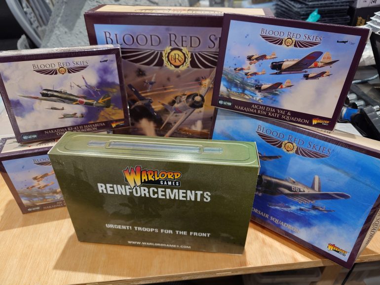 The collection of boxes I have for the Japanese, added to that o also have 7 partly painted Zeros.