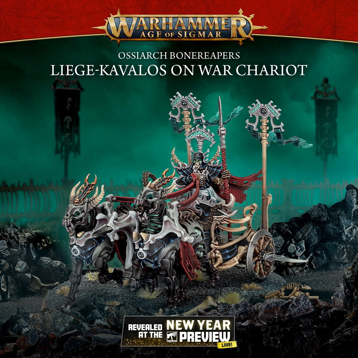 Liege-Kavalos on War Chariot - Warhammer Age of Sigmar