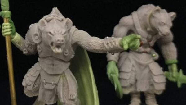 Snarling Gnolls Leaping Into Crooked Dice’s Fantasy Range