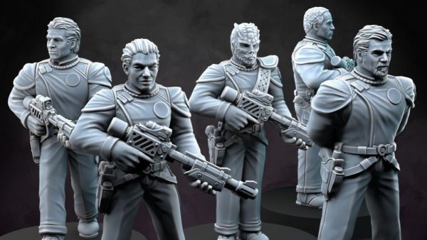 Grab Yourself A 28mm Sci-Fi Bridge Crew From Anvil Industry!