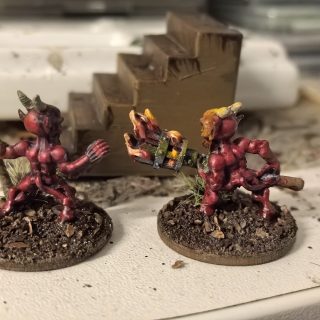 First batch of Miniatures painted in January