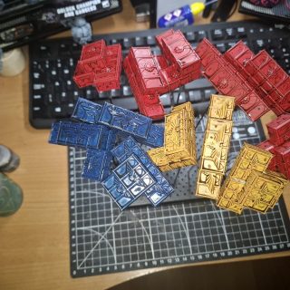 More trucks and crates!