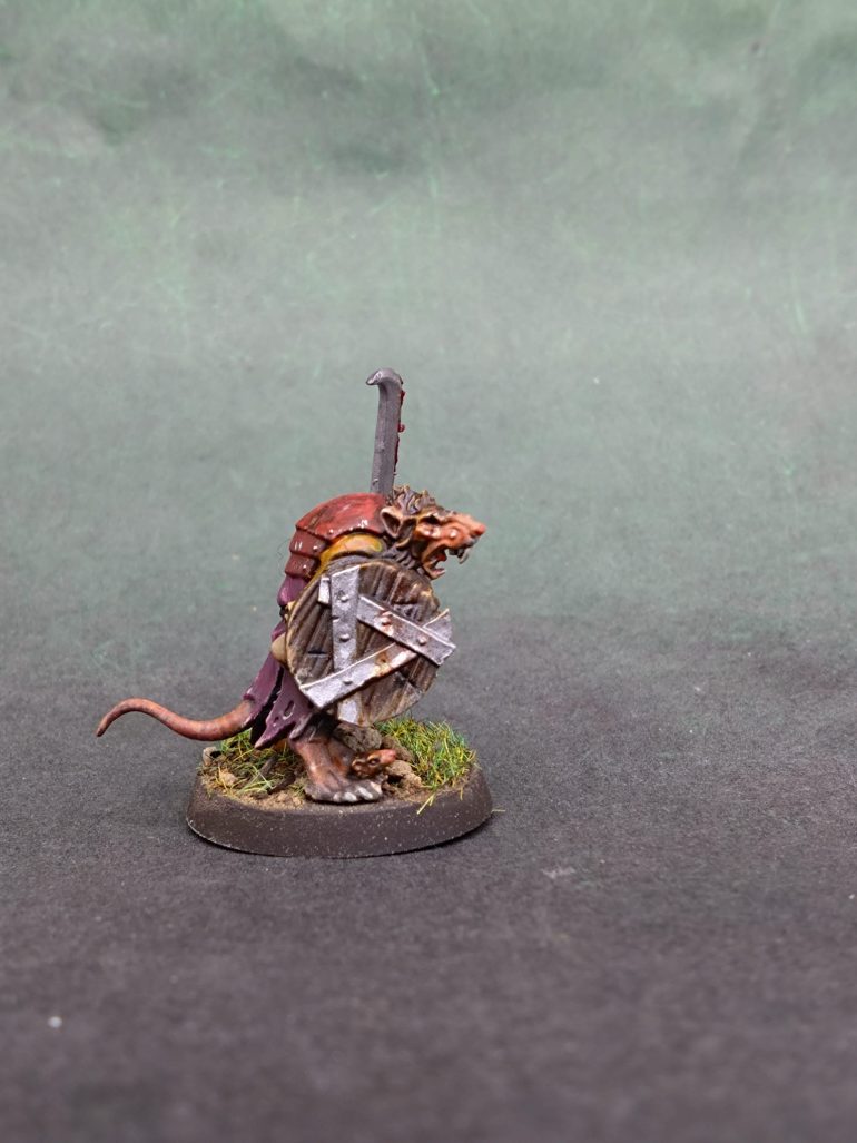 It's a long walk to his name, but I like it. He has a scar on his face, but didn't just want to call him