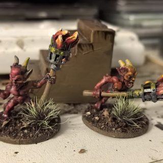 First batch of Miniatures painted in January