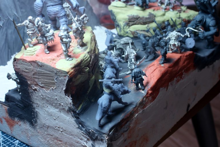 Deciding Where The Miniatures Go.