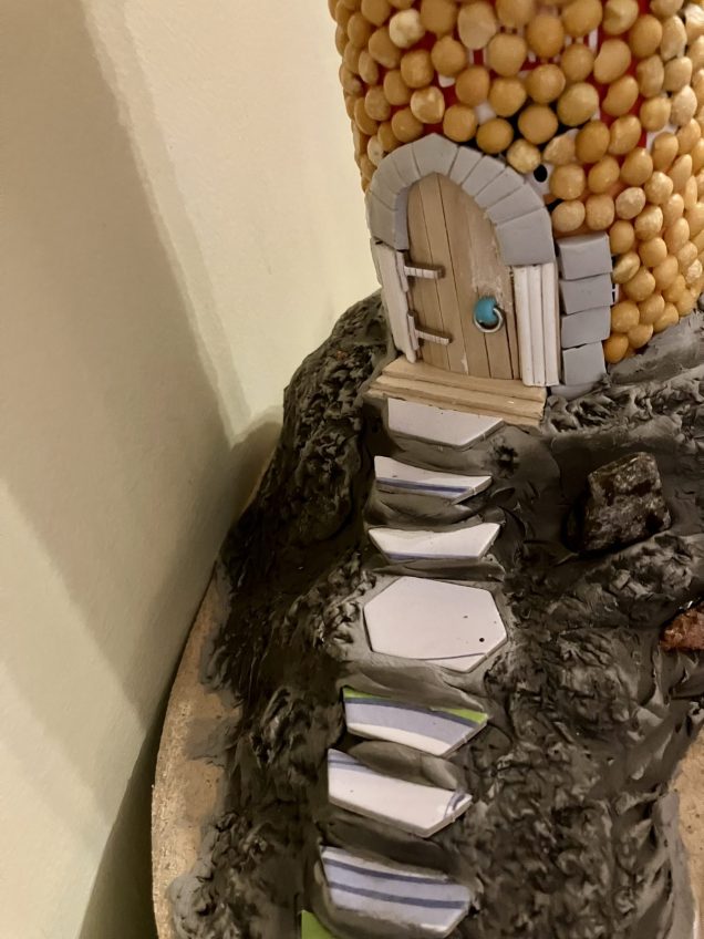 Steps up to main door