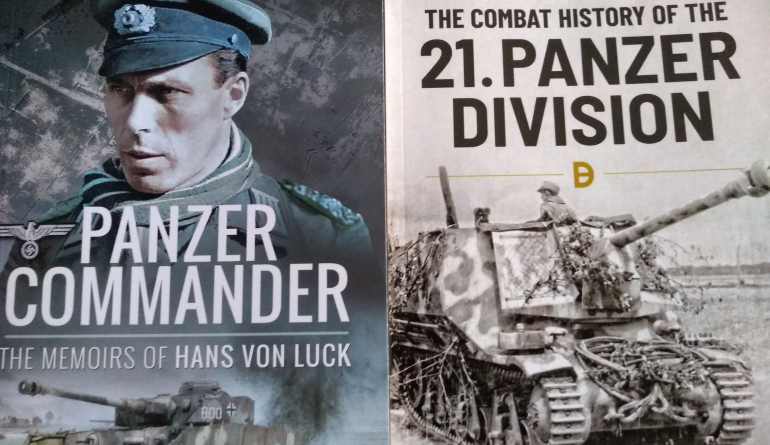 The 21st Panzer Division was a German armoured division best known for its role in the battles of the North African Campaign from 1941 to 1943 during World War II when it was one of the two armoured divisions making up the Deutsches Afrikakorps (DAK). It was first formed as the 5th Light Division in early 1941.By the time it reached Tunis, 21st Panzer had ceased to exist as a cohesive unit and was split up into Battle Groups (Kampfgruppen) Pfeiffer and Gruen. They were subsequently renamed Battle Groups Stenkhoff and Schuette, which took part in the Battle of Kasserine Pass. Major General Von Hulsen surrendered the remnants of the division on 13 May 1943.  After Africa, the division was reformed in Europe, where it garrisoned Caen, until 16th field luftwaffe division relieved it of its duty. It was then moved to Paris, where it remained for rehabilitation and garrison duty until the Allied landings at Normandy. The new division's commander was Oberst Edgar Feuchtinger[ who was promoted to Generalmajor on 1 August 1943 and Generalleutenant (equivalent to Major-General) exactly a year later. It was heavily engaged in the fighting at the Normandy beachheads, being the only Panzer division to engage the Allies on the first day. 