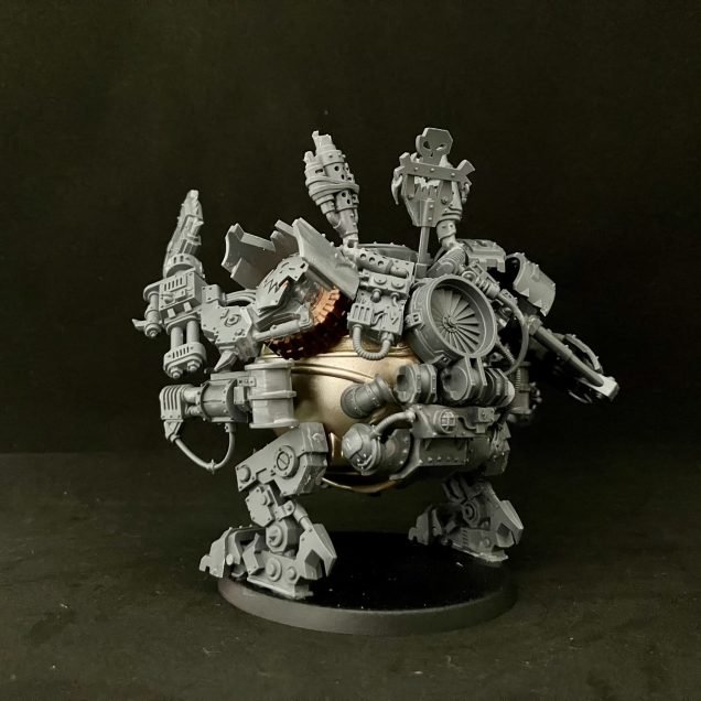 Rear view - gaps between pipes to be sculpted in!