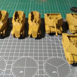 21st Panzer Division vehicles and crews