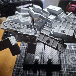 More trucks and crates!