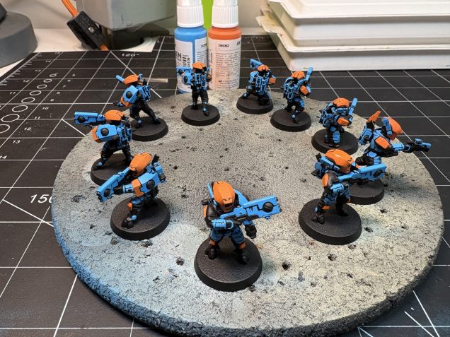 First steps… Tau Breacher squad