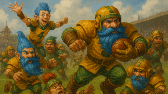 Saffron Vale Blue Beards – Gnome Blood Bowl Team