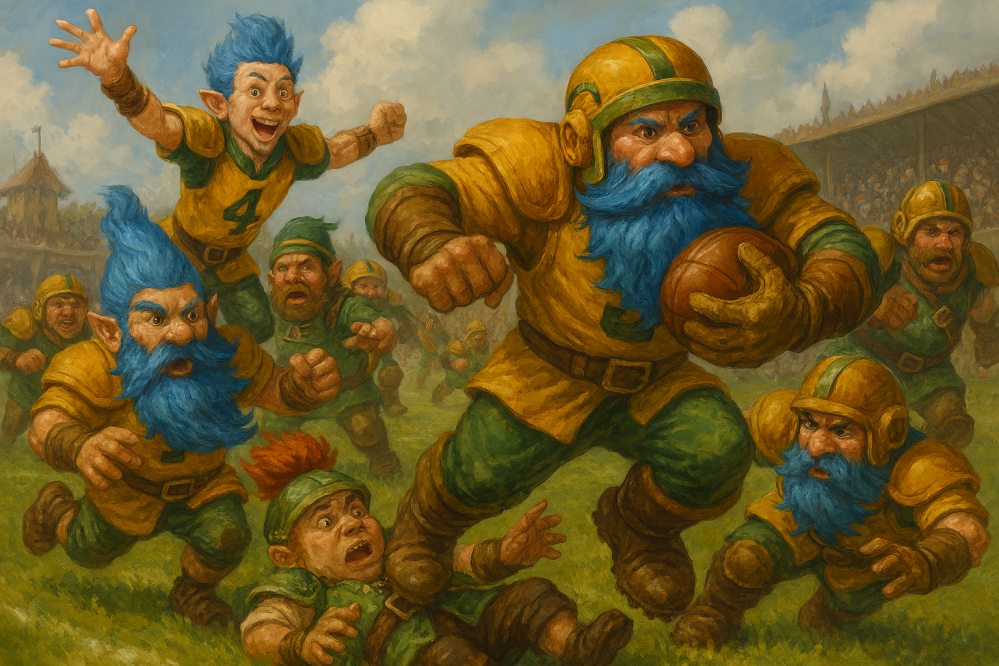 Saffron Vale Blue Beards – Gnome Blood Bowl Team