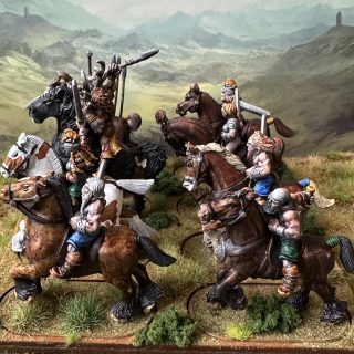 Earth Tribes Cavalry and the finished army