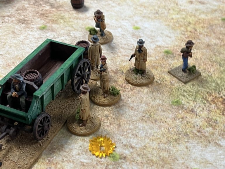 It was a bloodbath but worse, many beer barrels sprung leaks and their contents spilled out.