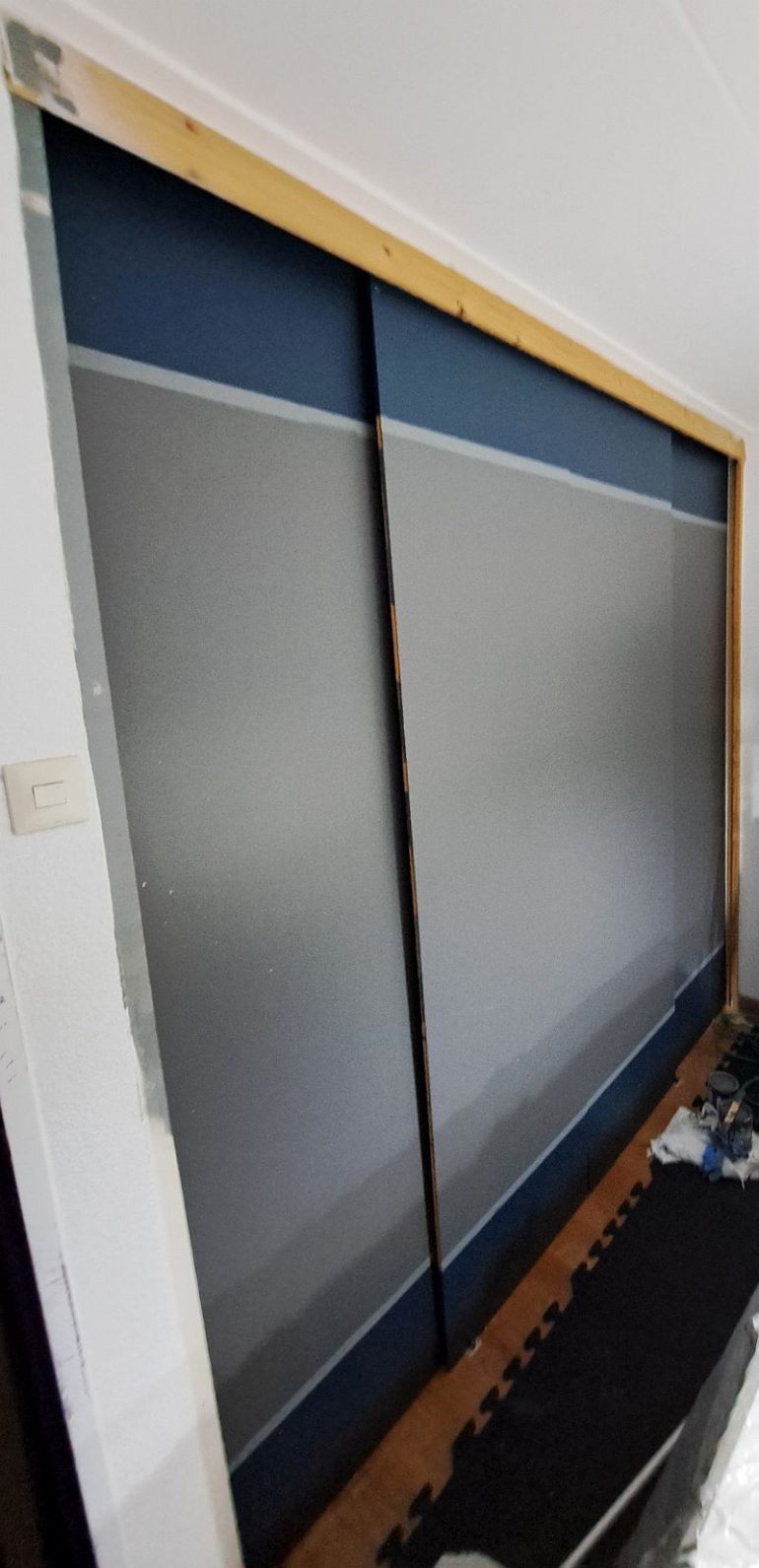 painted and back in position