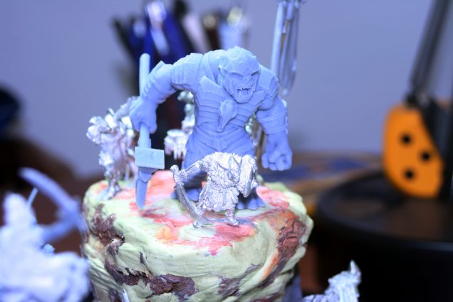 Deciding Where The Miniatures Go.