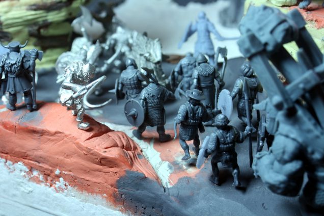 Deciding Where The Miniatures Go.