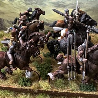 Earth Tribes Cavalry and the finished army