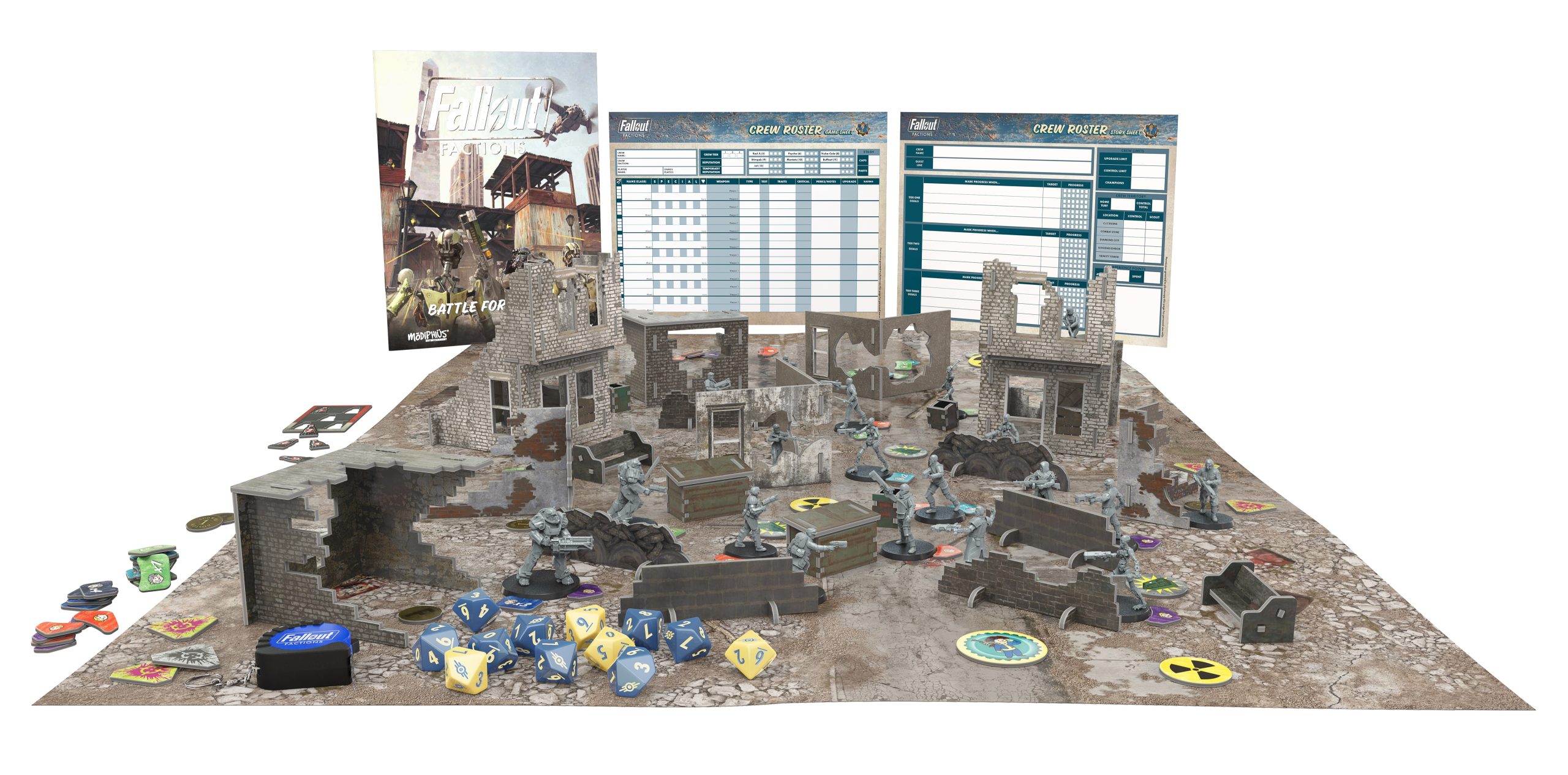 Battle for Boston Starter Box Contents - Fallout Factions