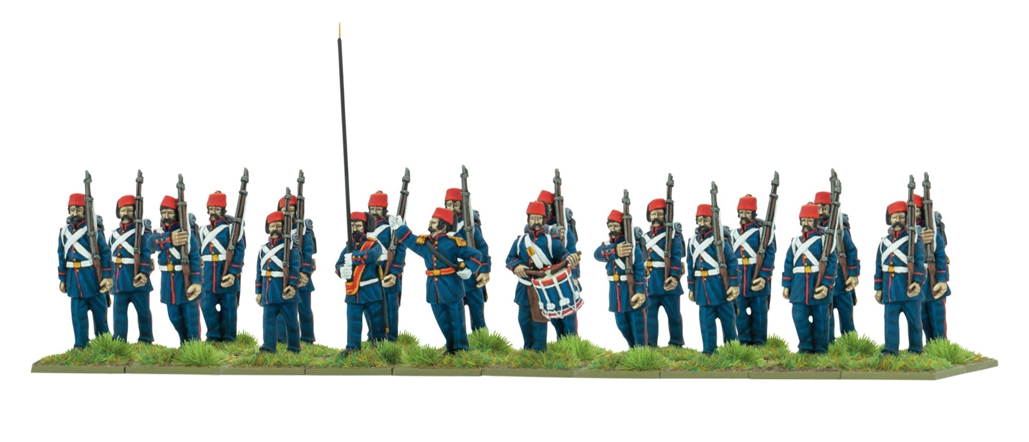 Crimean War Turkish Infantry - Black Powder
