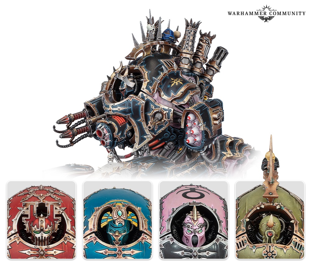 Defiler Head Options - Warhammer 40K