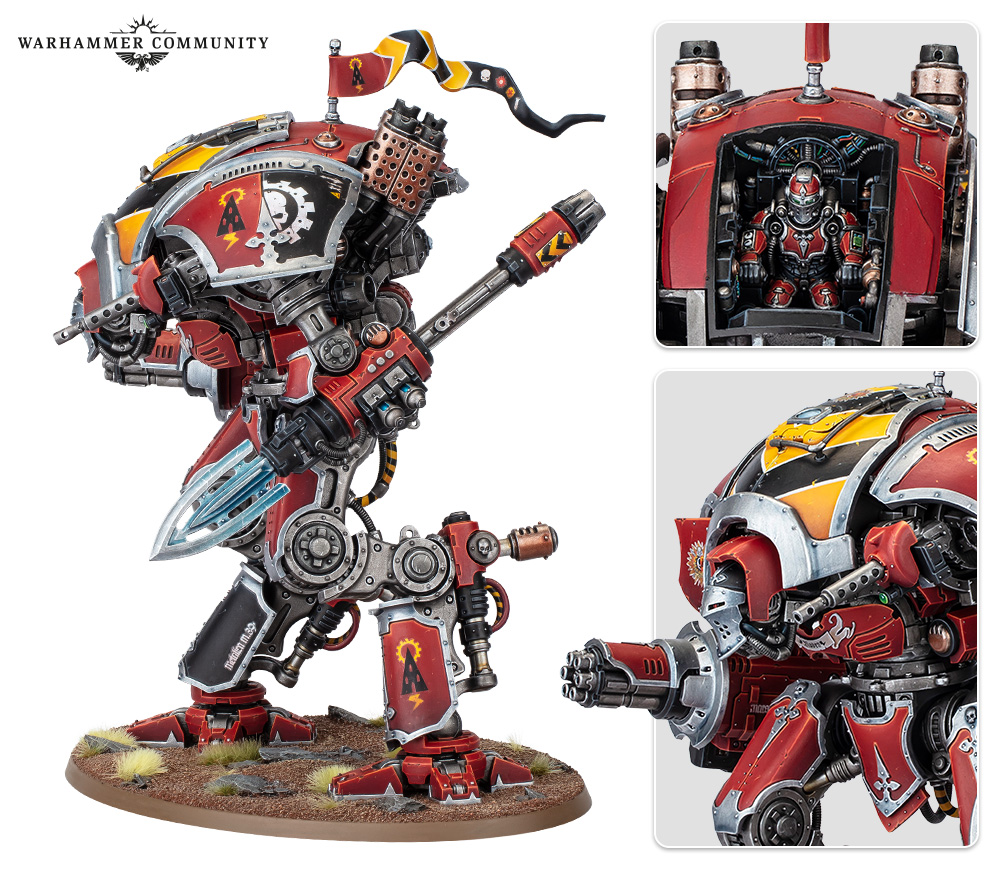 Imperial Knight Destrier Details #1 - Warhammer 40K