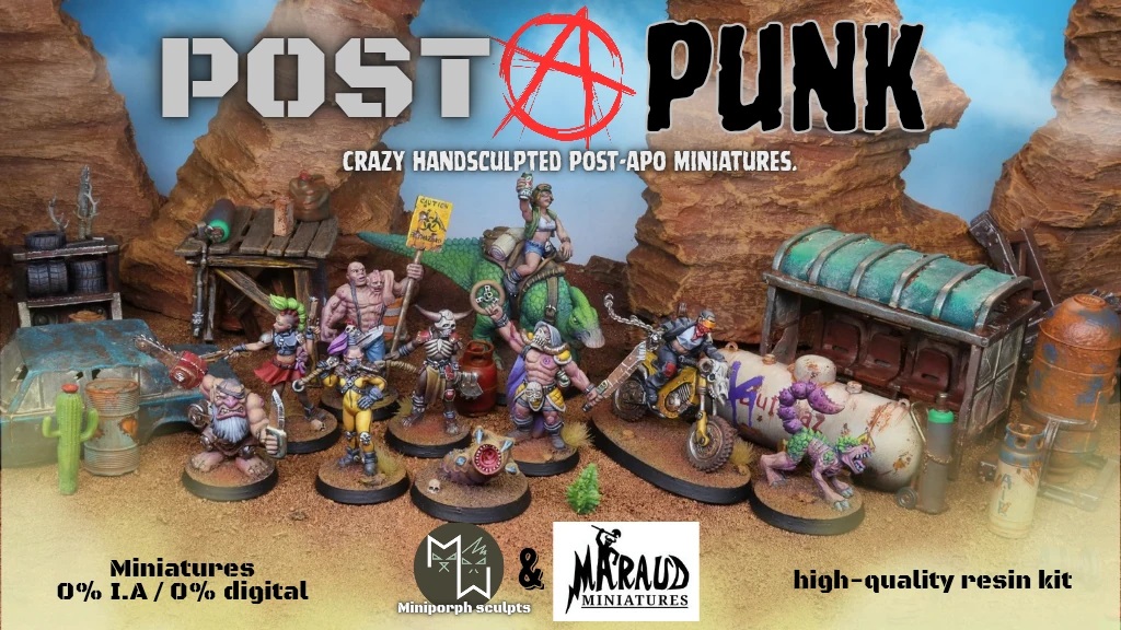 Postapunk Kickstarter - Minimorph & Maraud Miniatures
