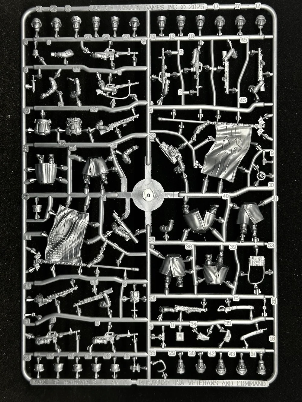 US Veterans and Command - Sprue - Marcher