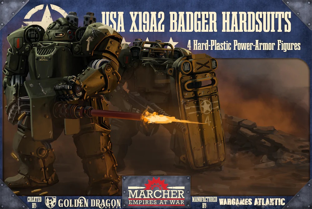 USA X19A2 Badger Hardsuits - Marcher
