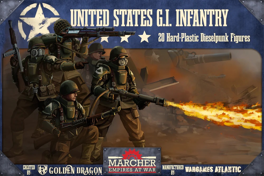 United States GI Infantry - Marcher