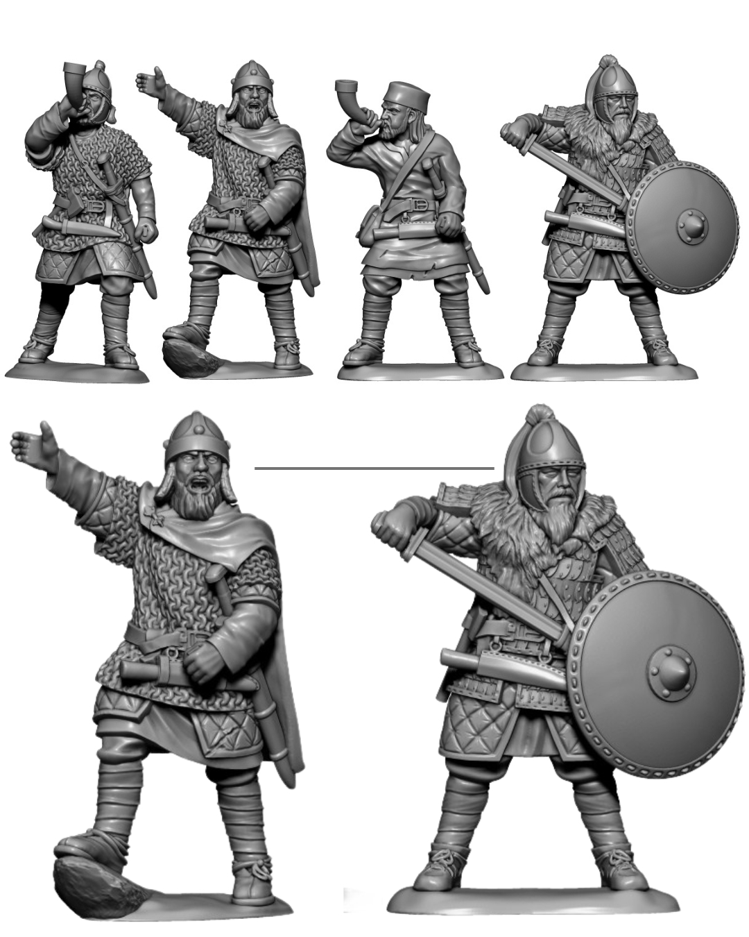 Visigoth Command Group - 1898 Miniaturas