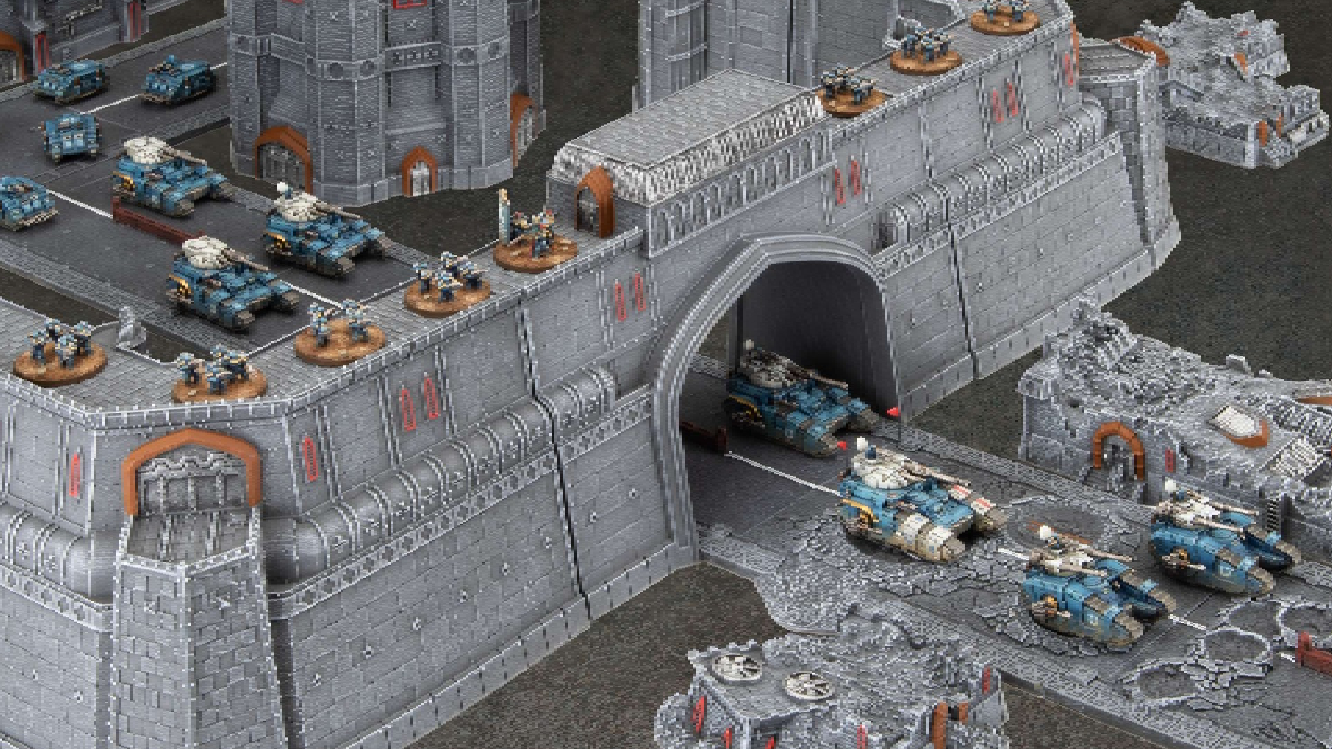 Hunker Behind Pre-Painted Fortress Walls With Gale Force Nine