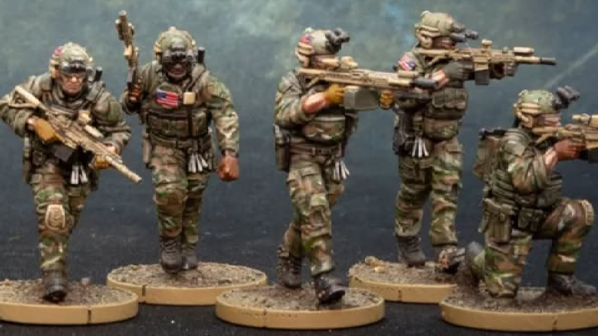 Warlord Gaes US Rangers Infantry – 28 Scale Plastic Iniatures For