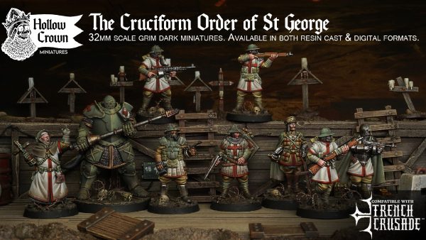 Hollow Crown’s Trench Crusade Cruciform Order Now On Kickstarter