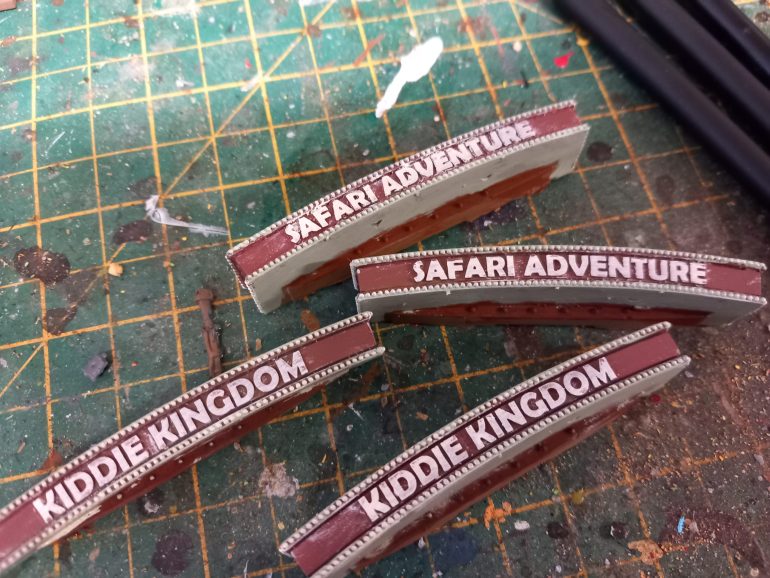 I.printed the rest of the park area's for the maps for when I get to them 