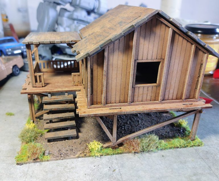 Hot of the Presses, Far East Huts finally done.