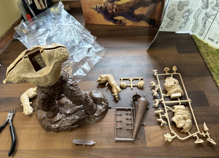 A Giant Cyclops.  Run!