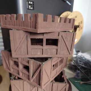 Layering up the colours