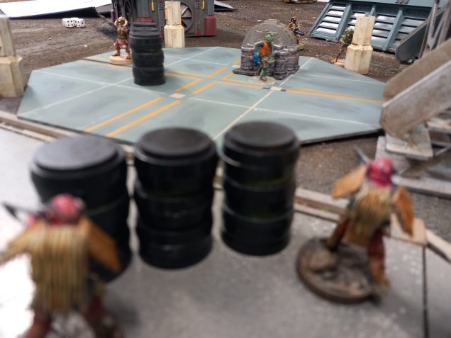 The crew split into  three pairs in order to cover more ground and each headed for one of the three objectives. As always Weedo went straight down the middle.