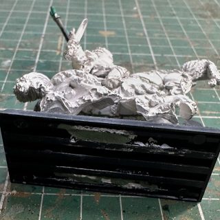 Miniature hospital and a kit bash Ice Queen