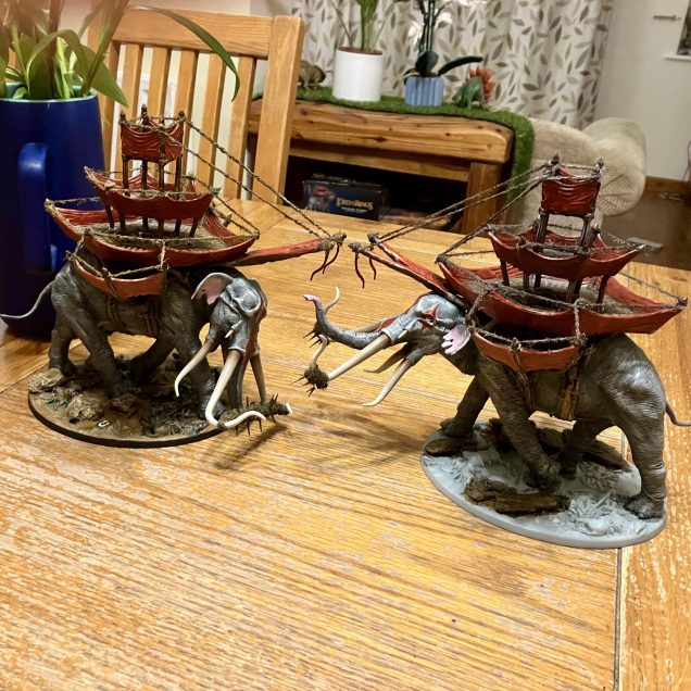 Mumaks painting in progress