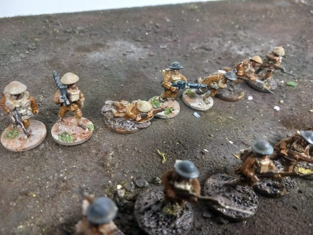 For support I can add a light machine gun unit