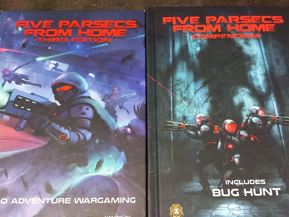 Five parsecs from planet Denzien