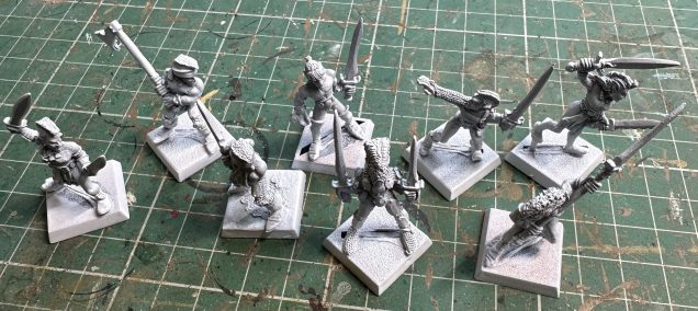 Overall Colour Scheme and Test Painting the Wardancers